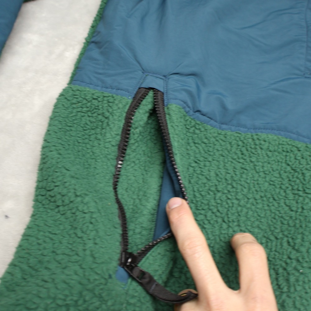 Topo Designs Jacket Men XL Green Subalpine Sherpa Fleece Full Zip Hike Outdoor - Picture 5 of 16